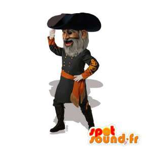 Mascot capitán pirata - Peluche todas las tallas - MASFR007558 - Mascotas de los piratas