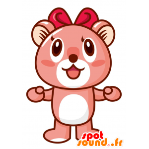 Mascot teddy bear, brown. Bear Mascot - MASFR030081 - 2D / 3D mascots