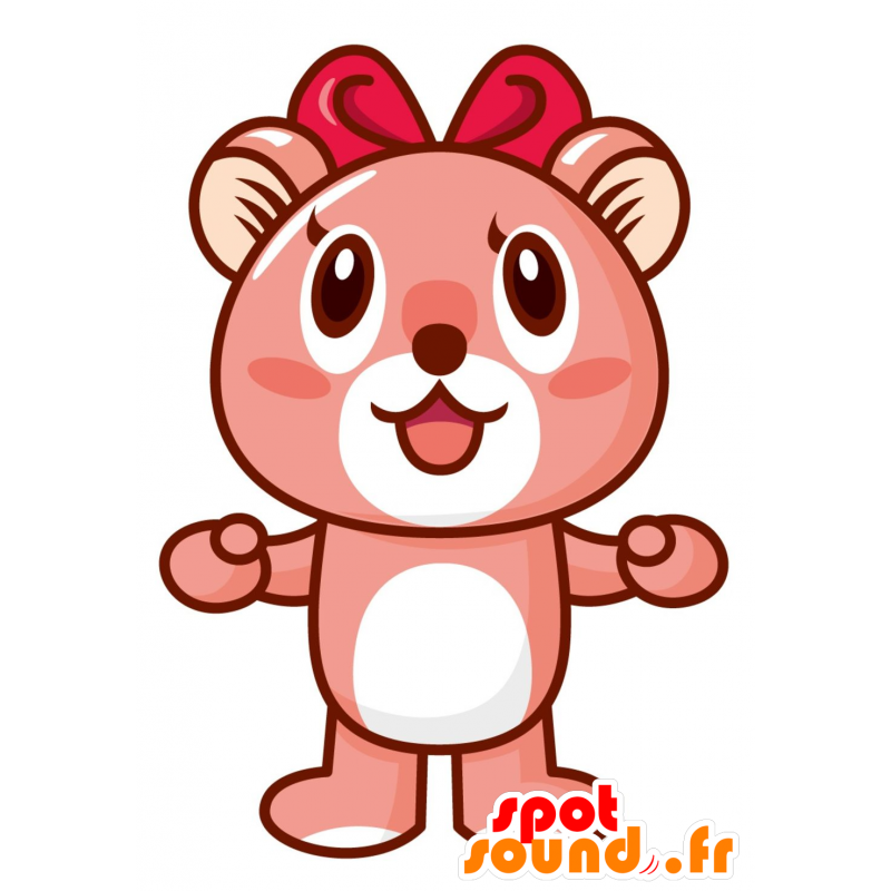 Mascot bamse, brun. bjørn Mascot - MASFR030081 - 2D / 3D Mascots