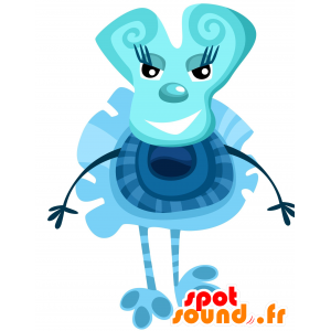 Blu mostro mascotte. fantastico mascotte creatura - MASFR030087 - Mascotte 2D / 3D