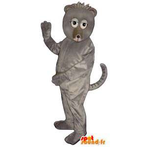Gray mouse mascot - Plush all sizes - MASFR007572 - Mouse mascot