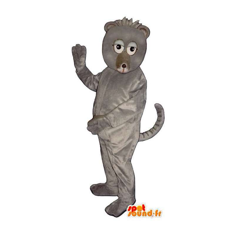 Grijze muis mascotte - Plush maten - MASFR007572 - Mouse Mascot