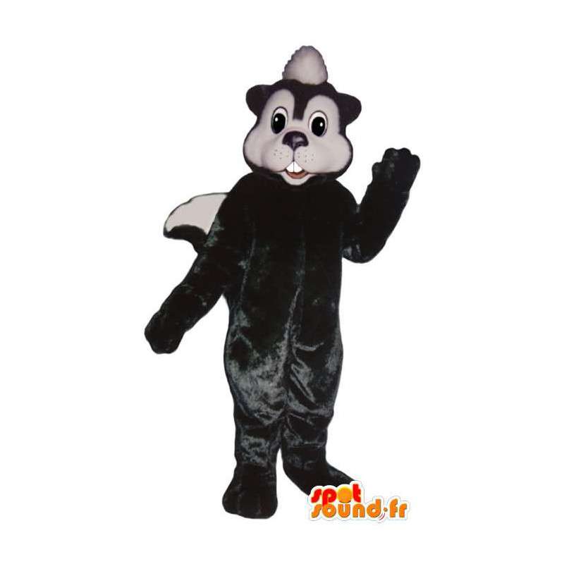 Mascot black and white skunk - MASFR007573 - Animals of the forest