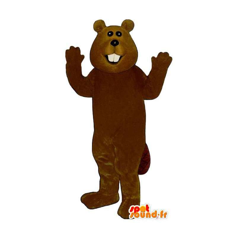 Brown Beaver mascotte - MASFR007574 - Castori mascotte