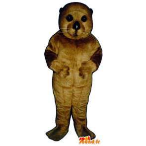 Brun tetning maskot - MASFR007576 - Maskoter Seal
