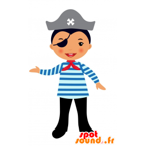 La mascota de espuma de marinero. mascota marina - MASFR030182 - Mascotte 2D / 3D