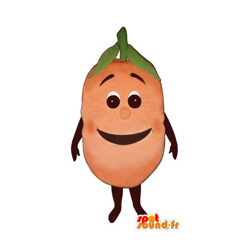 Mascot giant strawberry. Strawberry Costume - MASFR007583 - Fruit mascot