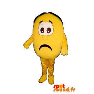 Kæmpe gul ægmaskot - Spotsound maskot kostume