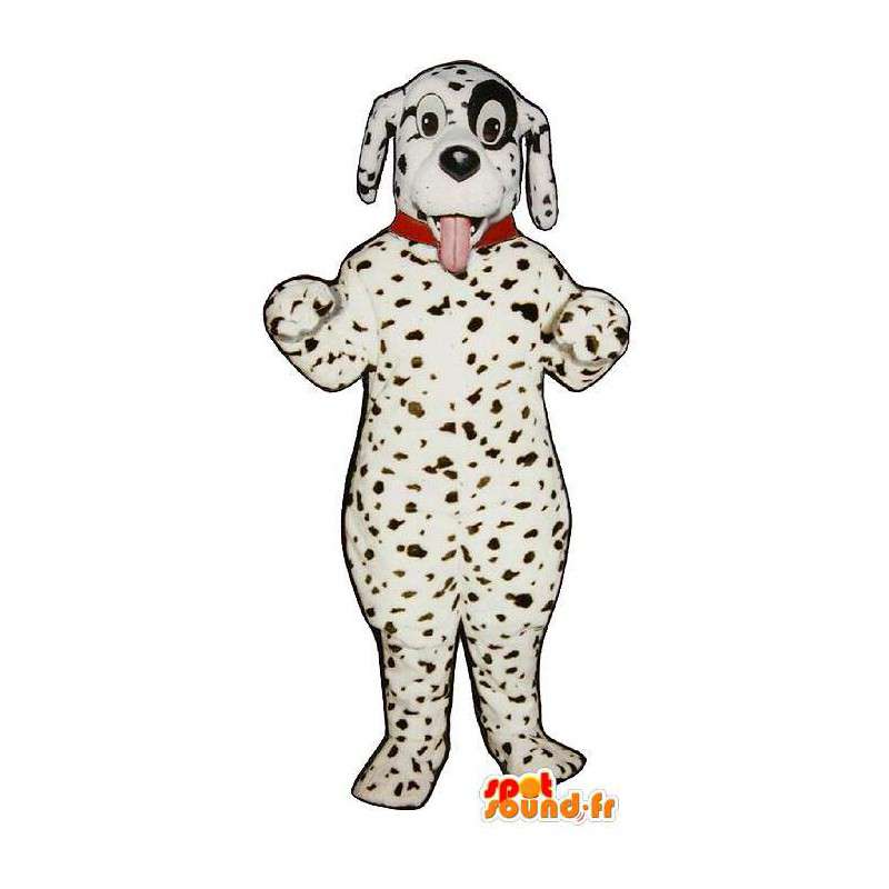 Dalmatisk hundemaskot - Spotsound maskot kostume