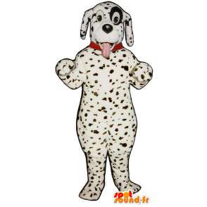 Dalmatisk hundemaskot - Spotsound maskot kostume