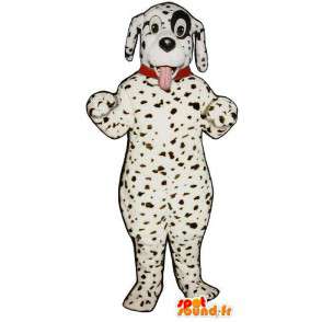 Dalmatisk hundmaskot - Spotsound maskot