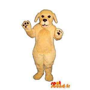 Beige hund maskot - Plysj størrelser - MASFR007594 - Dog Maskoter