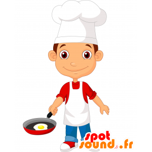 Chef mascot. restaurateur mascot - MASFR030274 - 2D / 3D mascots