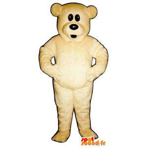 Bege mascote urso de pelúcia - MASFR007599 - mascote do urso
