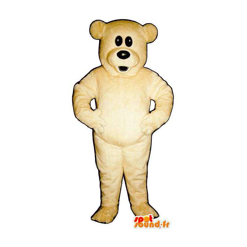 Mascotte Orso peluche beige - MASFR007599 - Mascotte orso