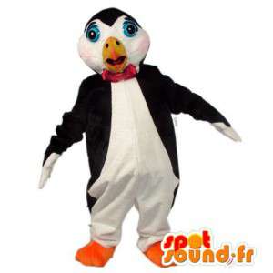 Mascote pinguim preto e branco - MASFR007602 - pinguim mascote