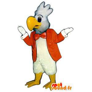 Mascot pássaro branco gigante - MASFR007603 - aves mascote