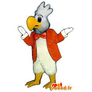 Mascot reusachtige witte vogel - MASFR007603 - Mascot vogels
