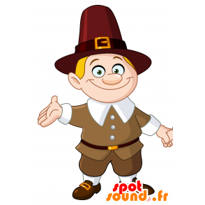 Mascot uomo irlandese. Mascotte San Patrizio - MASFR030315 - Mascotte 2D / 3D