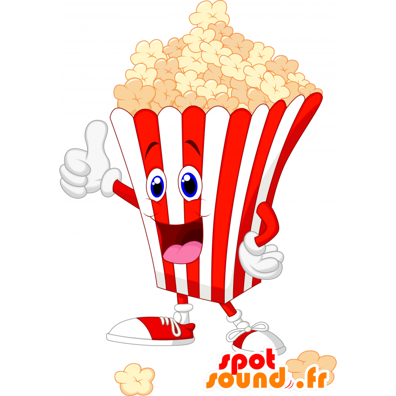 Popcorn mascotte, mais - MASFR030319 - Mascotte 2D / 3D