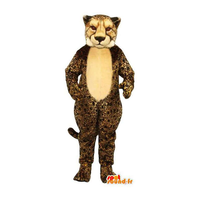 Cheetah maskot. Leopard kostume - Spotsound maskot kostume