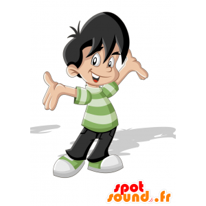 Student maskot, tenåring, sjarmerende og vennlig - MASFR030358 - 2D / 3D Mascots