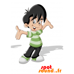 Mascotte d'étudiant, d'adolescent, charmant et sympathique - MASFR030358 - Mascottes 2D/3D