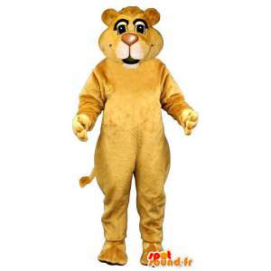 Gul løve maskot. Tiger Suit - MASFR007620 - Tiger Maskoter