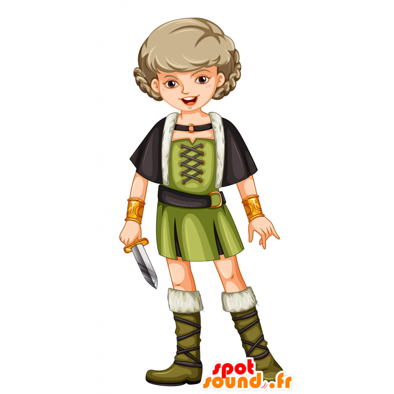 Girl mascot pirate outfit - MASFR030395 - 2D / 3D mascots