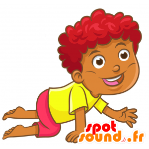 Mascot black boy - MASFR030403 - 2D / 3D mascots