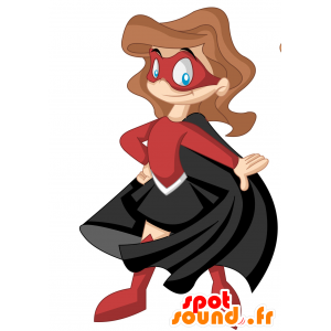 Mascotte de femme super-héros. Mascotte de Wonder Woman - MASFR030407 - Mascottes 2D/3D