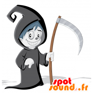 Mascotte de squelette. Mascotte de faucheur d'âme - MASFR030415 - Mascottes 2D/3D