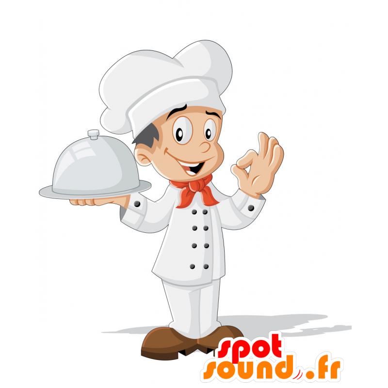 Mascot chef toque - MASFR030421 - 2D / 3D Mascottes