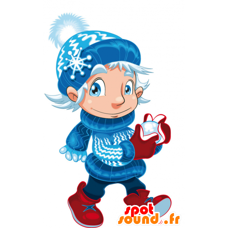 Mascot jongen, tiener - MASFR030430 - 2D / 3D Mascottes