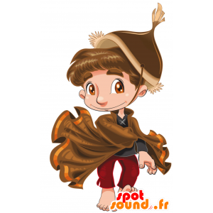 Mascot boy, teenager - MASFR030431 - 2D / 3D mascots