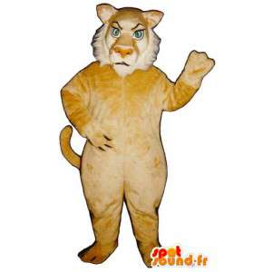 Mascot tigre amarillo y blanco - MASFR007632 - Mascotas de tigre