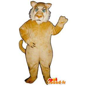 Mascot tigre amarillo y blanco - MASFR007632 - Mascotas de tigre