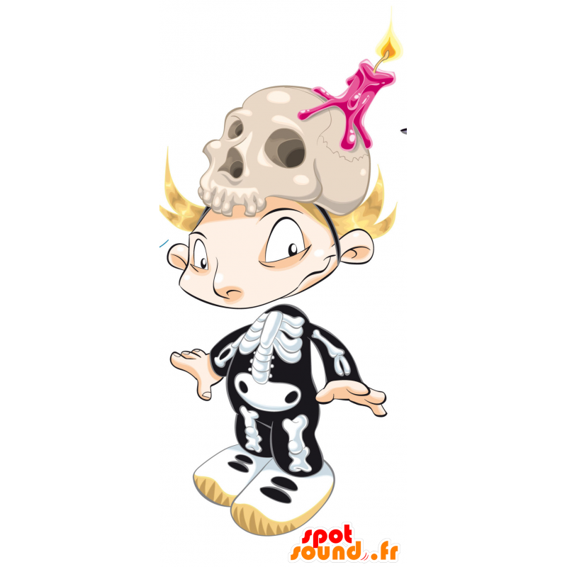 Maskot skelett. Maskot dödsgud - 2D / 3D maskotar - MASFR030446 - SpotSound.fr