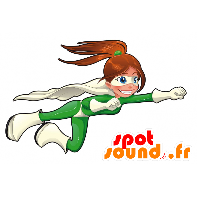 Feminino mascote super-herói. Mascot Mulher Maravilha - MASFR030449 - 2D / 3D mascotes