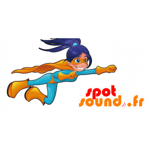 Donna mascotte supereroe. Mascotte Wonder Woman - MASFR030450 - Mascotte 2D / 3D