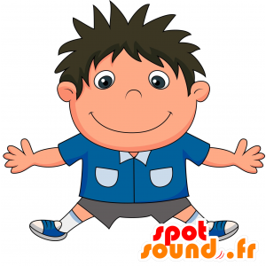 Mascot ung pojke, tonåring - Spotsound maskot