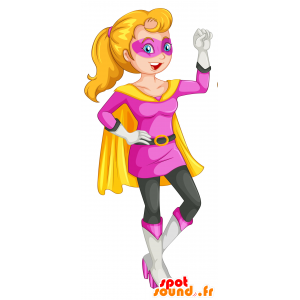 Superhero Woman Mascot - Spotsound maskot