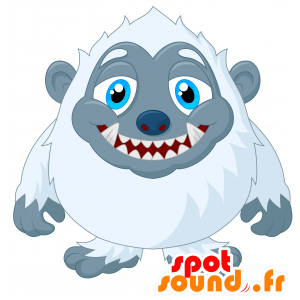 Biały Yeti maskotka. Gorilla Mascot - MASFR030470 - 2D / 3D Maskotki