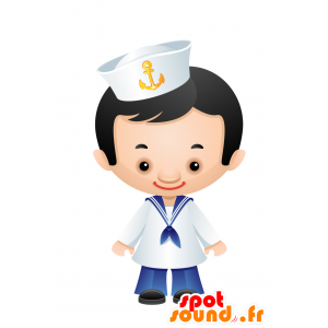 Mascotte di schiuma marinaio. marino mascotte - MASFR030475 - Mascotte 2D / 3D
