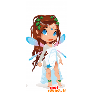 Fairy Mascot, erg mooi en charmant, met vleugels - MASFR030491 - 2D / 3D Mascottes