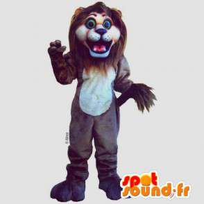Brown de la mascota del león - Peluche todos los tamaños - MASFR007644 - Mascotas de León