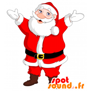 Santa Claus gigante de la mascota y muy realista - MASFR030503 - Mascotte 2D / 3D