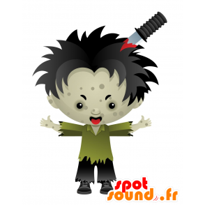 Zombie mascotte di non morti. mascotte di Halloween - MASFR030517 - Mascotte 2D / 3D