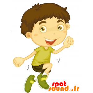 Niño mascota, alegre y colorido - MASFR030522 - Mascotte 2D / 3D