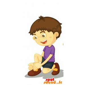 Mascot kid, friendly and colorful - MASFR030523 - 2D / 3D mascots